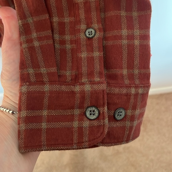 NWOT Carbon 2 Cobalt Flannel Button Down Shirt - Picture 5 of 7